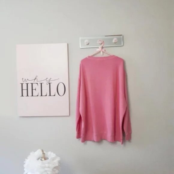NWT Wildfox pink hotel “Roadtrip” print sweatshirt, L - Picture 7 of 7